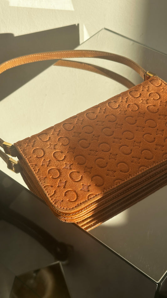Vintage Celine monogram shoulder bag
