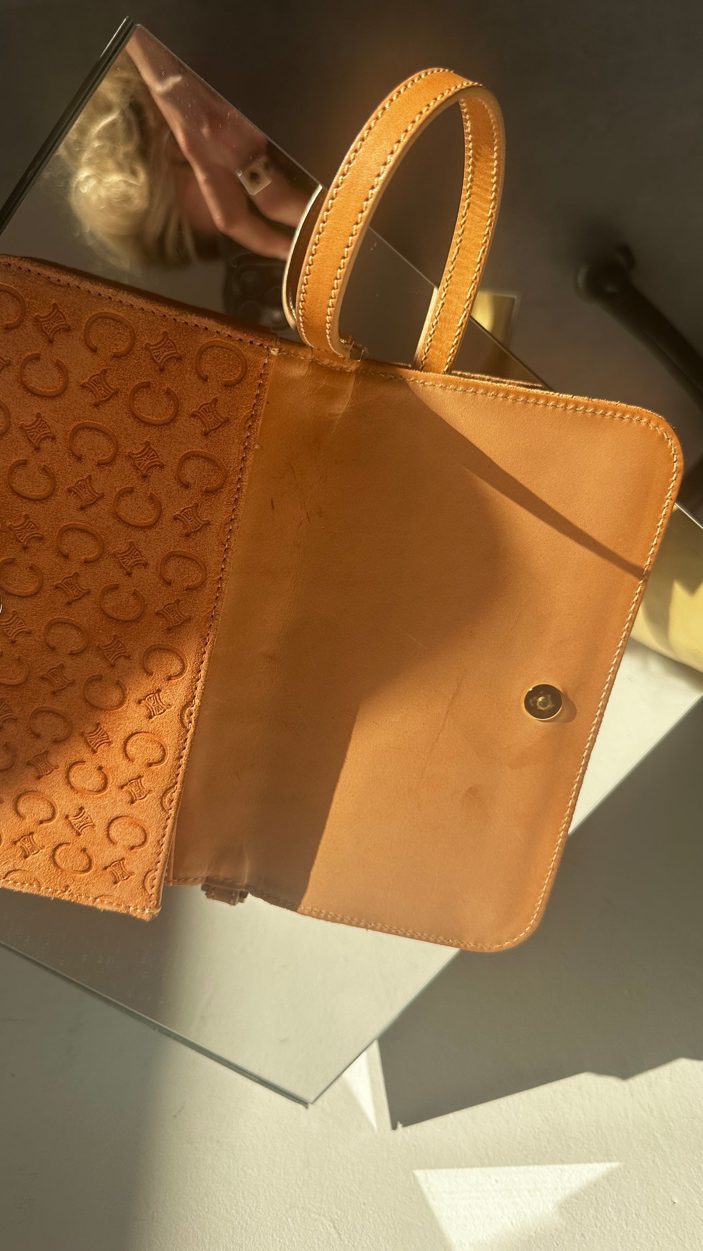 Vintage Celine monogram shoulder bag