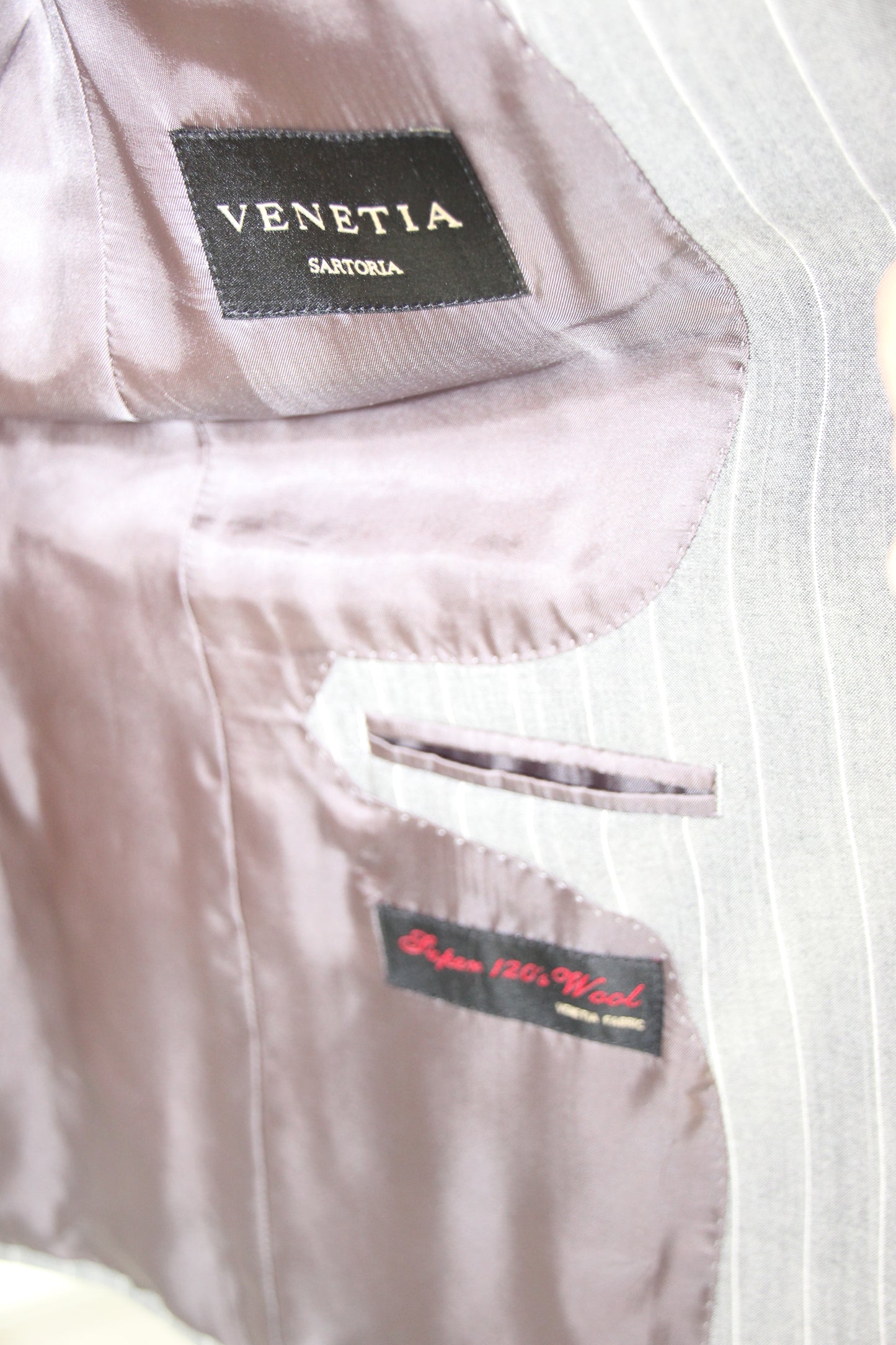 Vintage suit striped