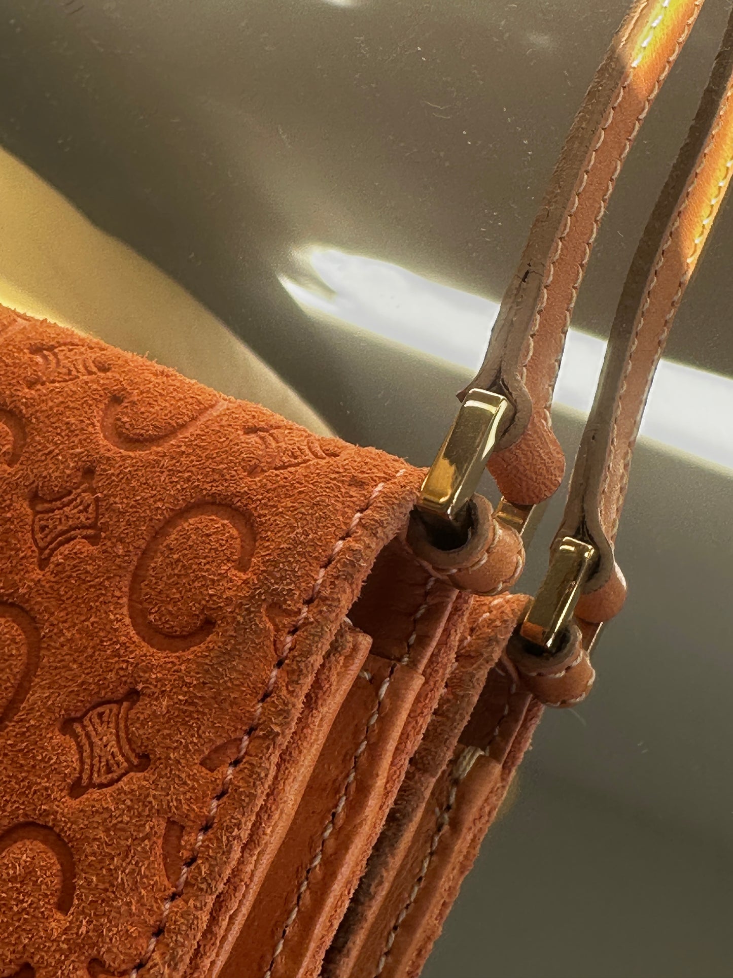 Vintage Celine monogram shoulder bag