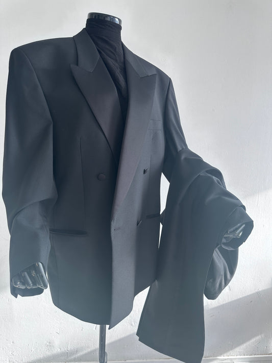 Oversized vintage suit black