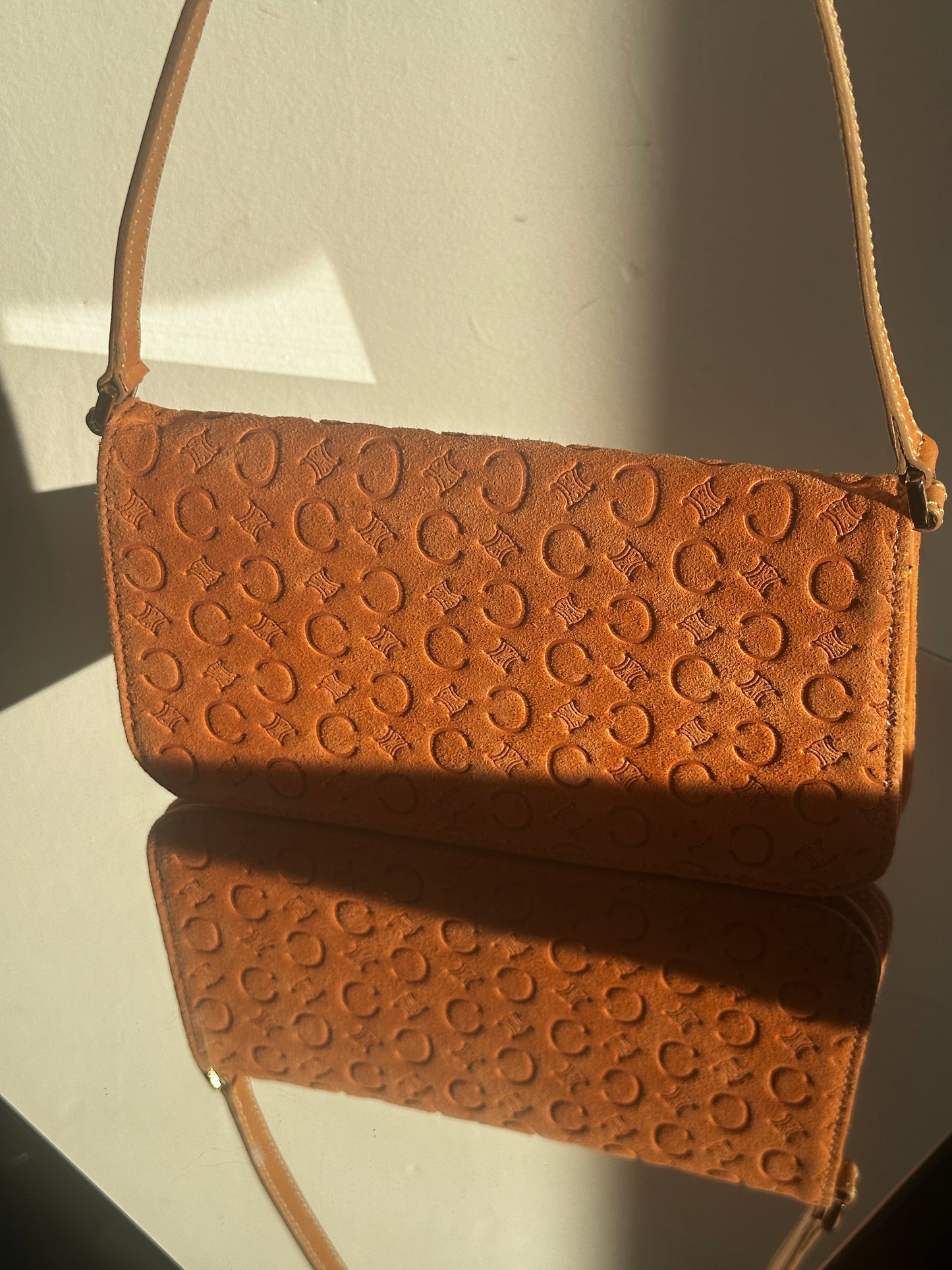 Vintage Celine monogram shoulder bag