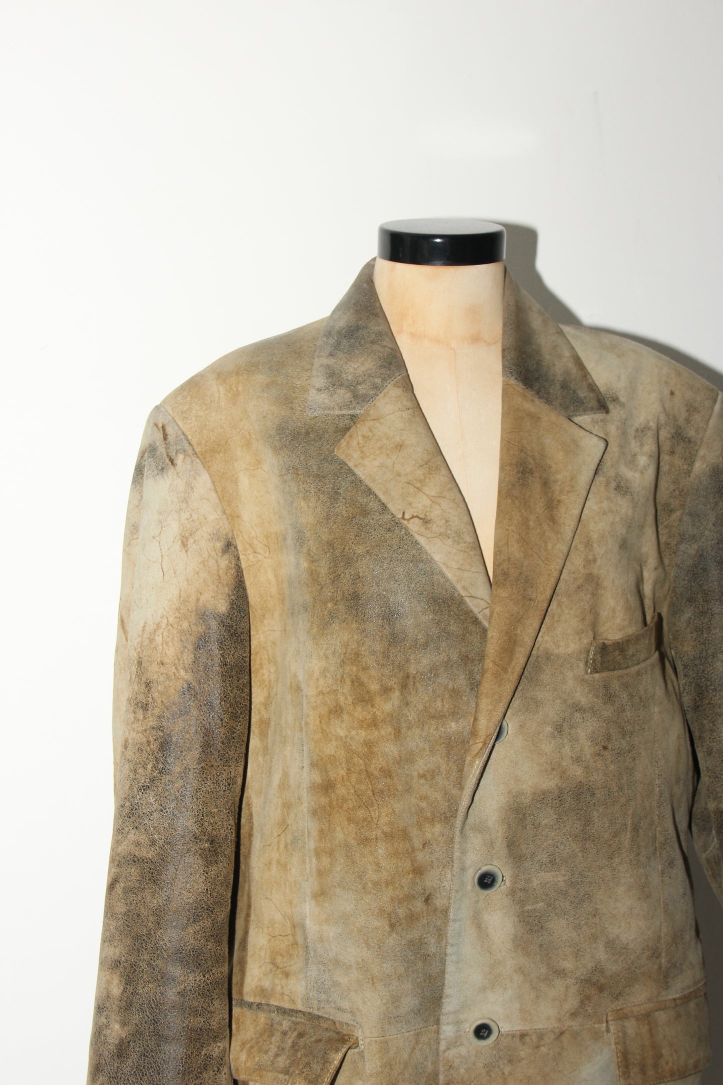 Rare vintage leather blazer