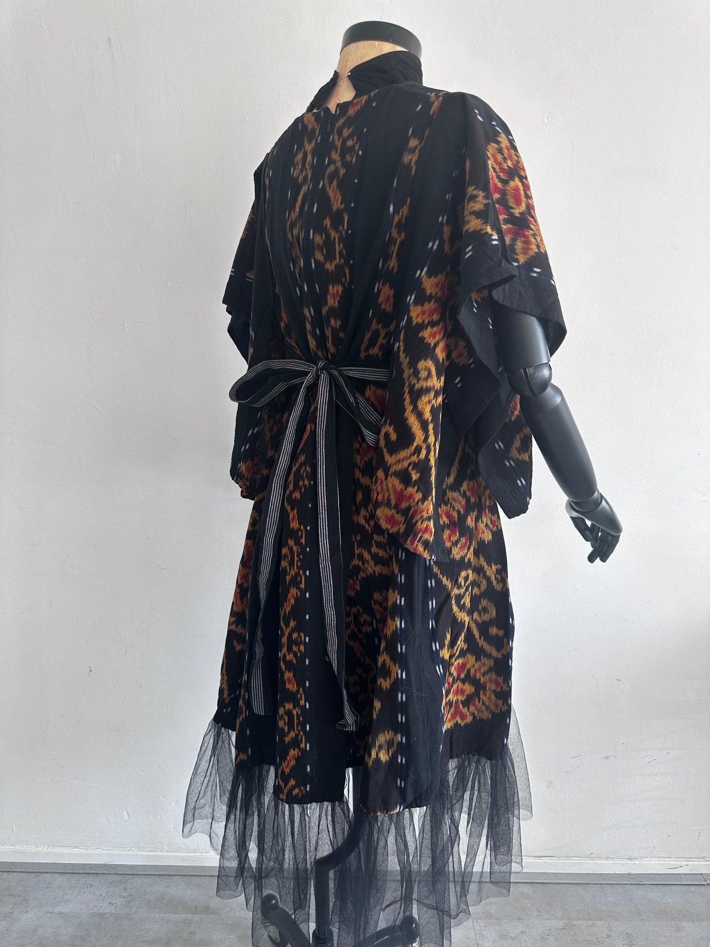 Vintage linnen printed dress