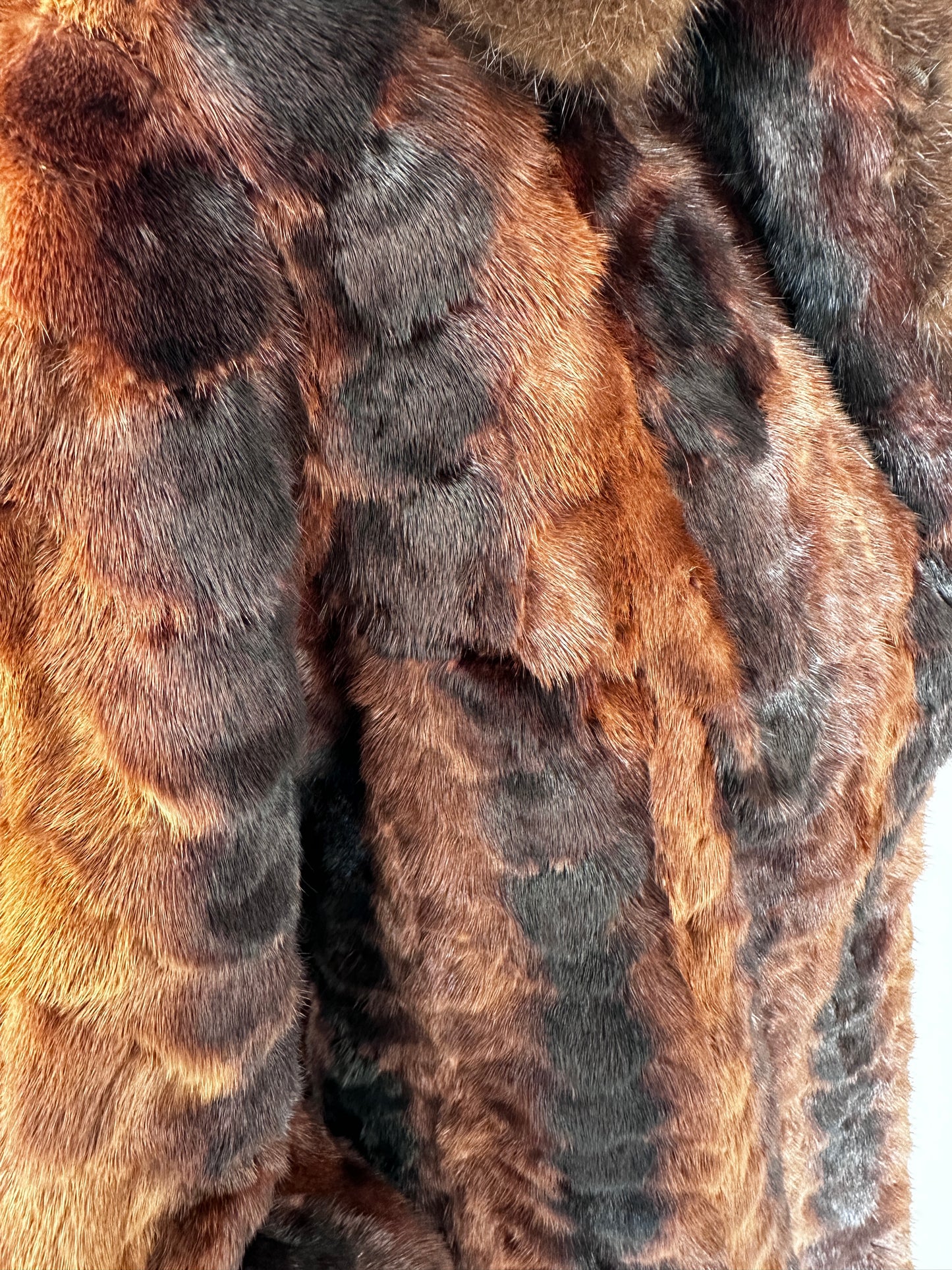 Vintage brown fur coat