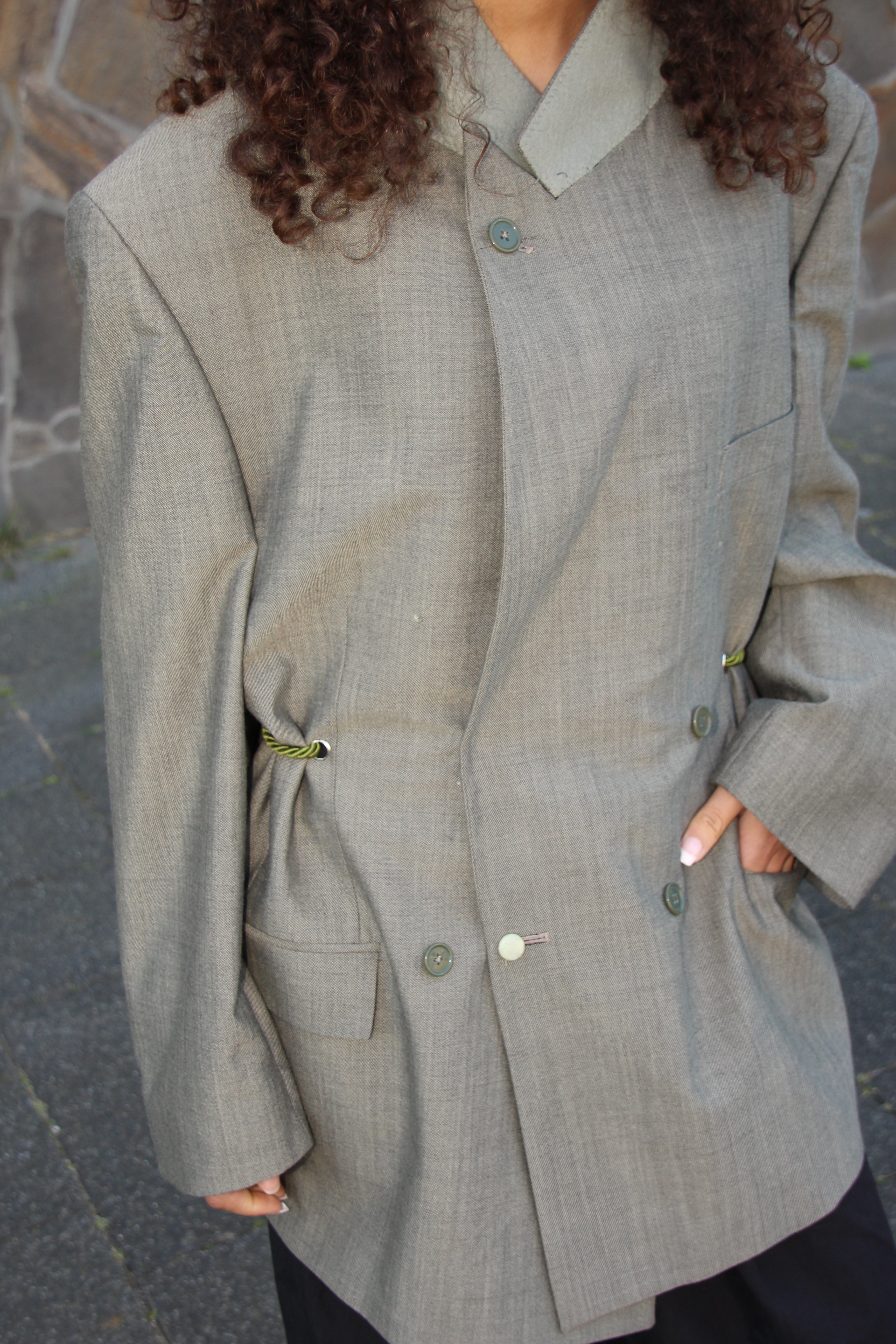 GINA ARMY GREEN BLAZER | The SWL Atelier Collection