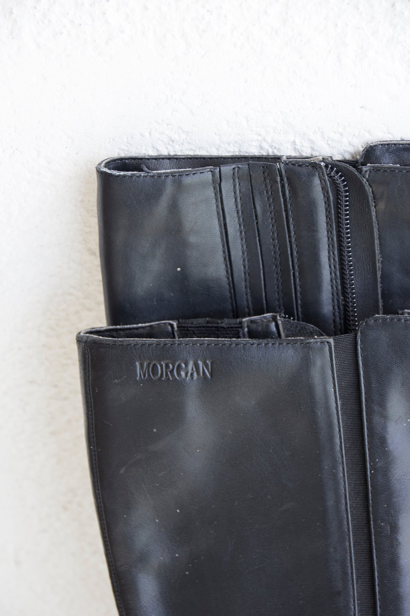 MORGAN LEATHER BOOTS SIZE 40
