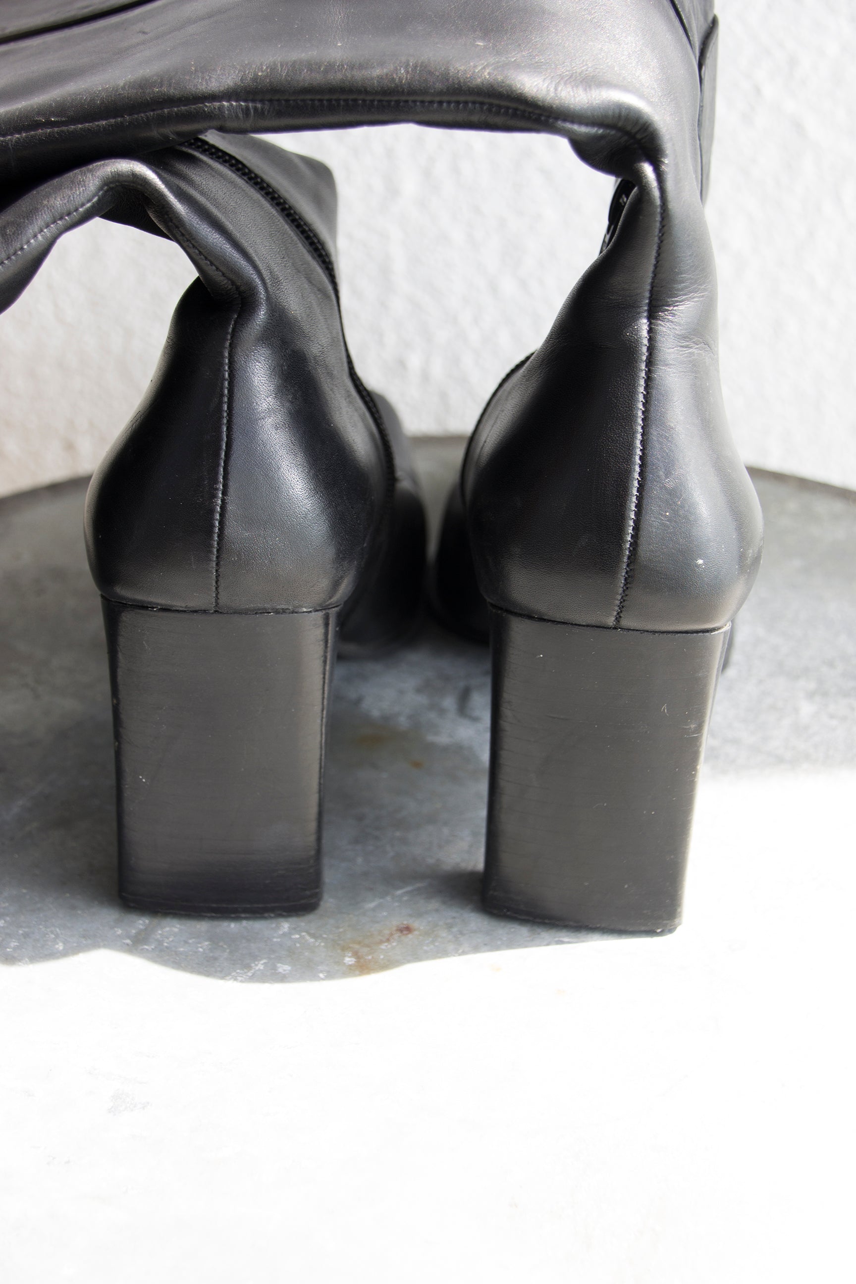 MORGAN LEATHER BOOTS SIZE 40