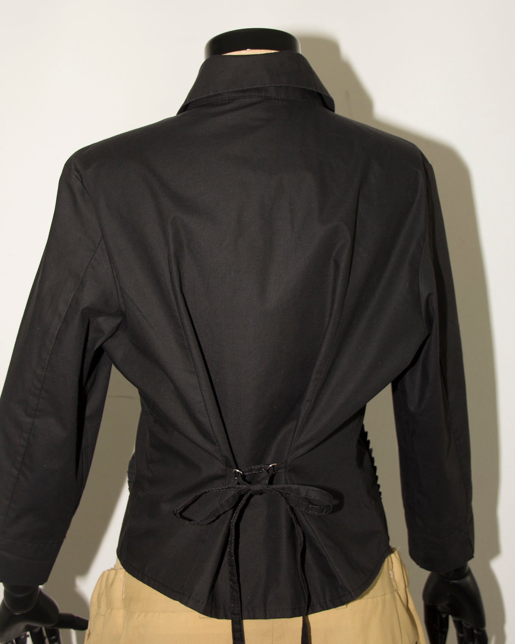 COUTURE BLACK BLOUSE
