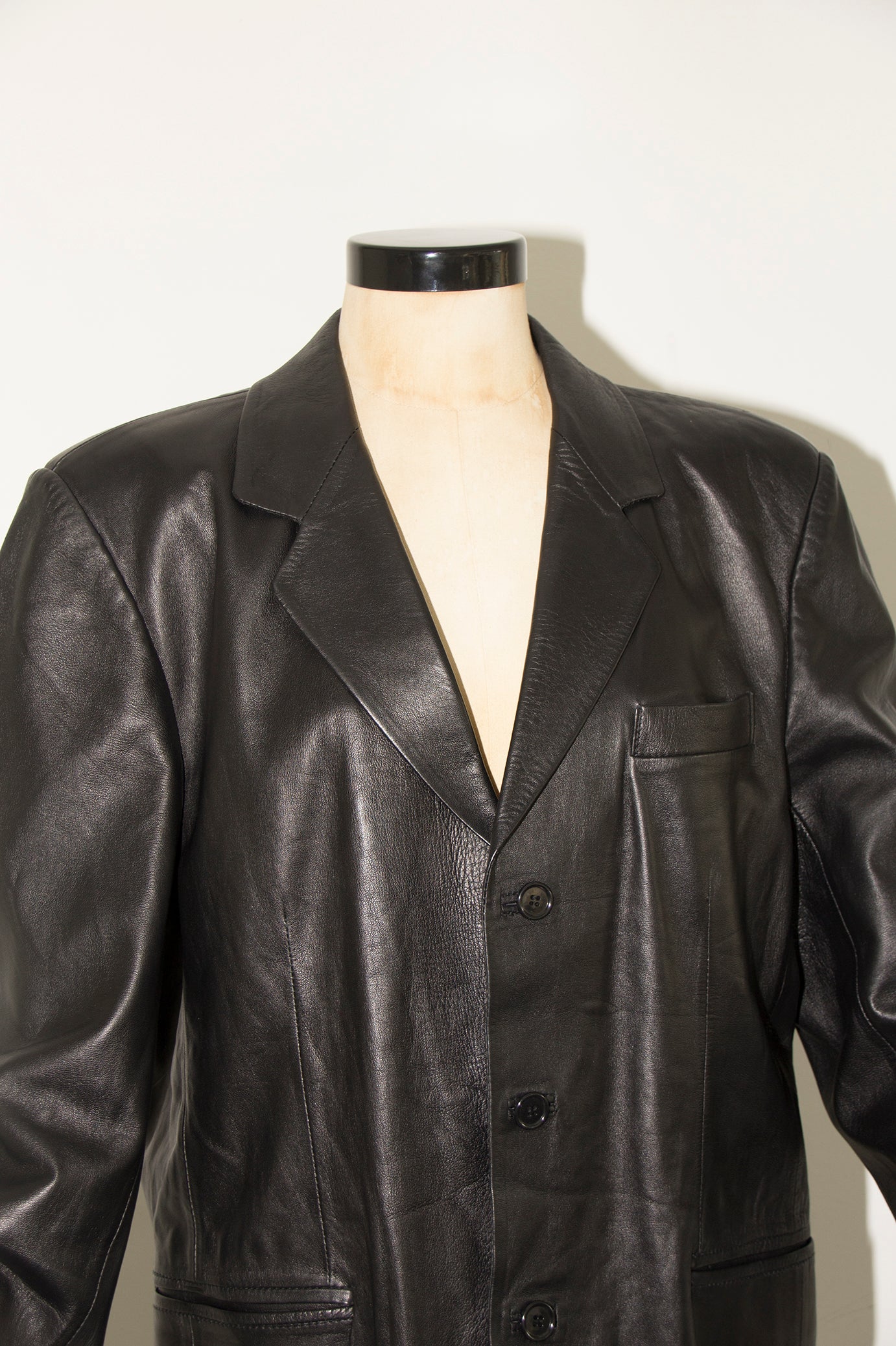 Lambskin leather jacket